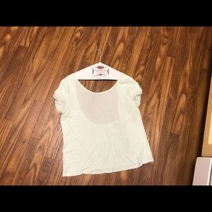 Vs pink workout top with cutout back